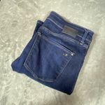 Mavi Molly Mid Rise Classic Boot Cut Jeans Women's 34" Waist Dark Blue Denim 14 Size 14P Photo 1
