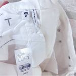 Loft  NWT High Waist White Distressed Slim Pocket Boyfriend Jeans Size 26/2 Photo 11