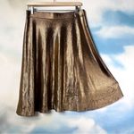 One Teaspoon gold lamé high-low skirt Photo 1