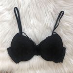 H&M Black floral lace padded underwire bra Photo 0