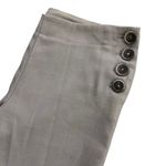 Elevenses  side 2 dress pants The Brighton wide leg gray button side Photo 2
