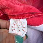 Vintage 90s A Time For Us Raspberry Red High Rise Jean Shorts Size 11 Photo 3