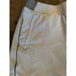 Athleta  Brooklyn tennis skirt size 10 athletic lined striped grey Photo 2
