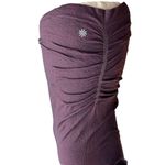 Athleta Maroon Speedlight Seamless Short Sleeve Ruched Workout Yoga Tee Size XS Photo 2