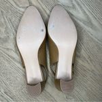 Talbots Kelsey Slingback Pumps Nude Nappa Leather Almond Toe Women’s Size 6.5 Photo 8