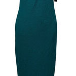 Wild Fable  Women's Dark Teal Strapless Knit Midi Bodycon Dress - Large - NWT Photo 0