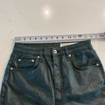 Rag and Bone  Casey High Rise Ankle Flare Jeans in‎ Coated Pine Grove Size 30 Photo 7