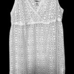 Jaclyn Smith  XL white‎ swimsuit coverup Photo 0