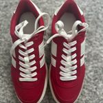 Macy's Red Platform Sneakers Photo 1