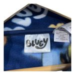 Bluey Fleece Quarter Snap Navy Blue Sweatshirt Print Women Size Medium NWT Blue Photo 6