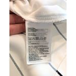 H&M  Vertical Stripe Blouse US 0 | Women’s Small White Black Pattern Photo 3