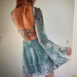 ASOS Blue Snake Skin Dress  Photo 3