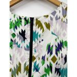 Milly Sheath Dress Geometric Mosaic Print Modern Sheath Dress Multicolor Size 2 Photo 4
