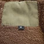 Olive Green Parka with Faux Fur Hood and Lining (M) Size M Photo 9