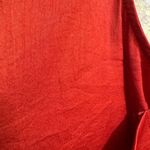 Helmut Lang Helmut by Burnt Orange Flowy Button Down Tank Top XS Photo 5