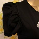 Rhinestone embellished short sleeve top in black size S Photo 2
