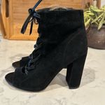 Sam Edelman  Yvie Boot Black Suede lace up sexy avant-garde night out size 7 Photo 3