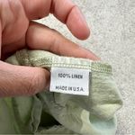 Bryn Walker  Women’s 100% Linen Sleeveless Tunic Top Side Slit Legenlook Green M Photo 10