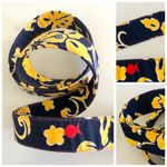 MAAX Blue Fish River Hawaiian Print Cotton Belt, sz. S Photo 4