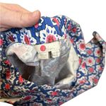 Boden Danby pull on trousers women’s 6P mosaic floral print blue pink white Pink Photo 5