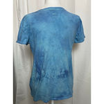 PINK - Victoria's Secret Women's PINK Blue Tie-Dye Short Sleeve Tee S Photo 1