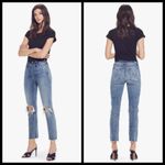 💕MOTHER💕 The Dazzler XYZ Double Fray Denim Jeans ~ Helter Skelter 31 NWT Photo 1