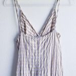 ZARA Gingham Knot Midi Slit Tank Top Dress Photo 7