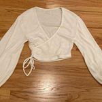 Urban Outfitters Cropped Crossover Blouse Photo 0