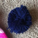 Tie dye hat with interchangeable pom poms Pink Photo 2