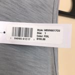 James Perse NWT Standard  Women’s Gray Foil Soft Comfy Racerback Tank Midi Dress Photo 6