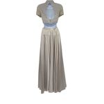 Sherri Hill Rhinestone Beaded Two Piece Matching Set Skirt Crop Top Dress 50037 Photo 3