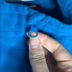 The North Face teal fleece zip up jacket size S Photo 10