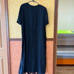 Vintage Kathryn Deene Chic Black Embroidered Midi Dress NWT Size 18 Photo 1