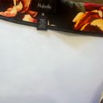 Rafaella  Black Floral Skater Skirt Photo 2