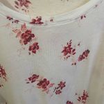 Lucky Brand  White and Red Floral Short Sleeve Top Photo 1