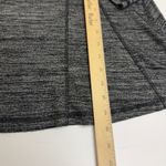 Soft Surroundings  Tunic Top Womens Medium Grey Heathered V Neck Long Sleeve Photo 6