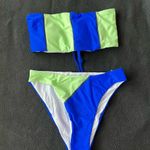 Boutique Color block bandeaus bikini set Photo 2