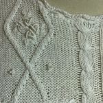 Retro Y2K feminine beaded oversized sweater Photo 5