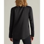 New Rhone Party Satin Blouse Women's Medium Work Event Old Money Quiet Luxury Black Photo 2