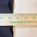 Lauren by Ralph Lauren Women's Black Crew Neck 3/4 Sleeve Top Button Detail XL Photo 5