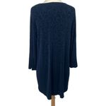 Chico's Travelers Tunic Top Longline High Low Hem Swirl Fleur Print Womens 16 XL Photo 5