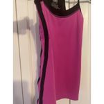 Aerie Fit Pink & Black Womens Tank Top Nylon/Spandex Size Large Photo 2