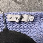 Miss Look Periwinkle Blue Textured Chunky Knit Button Cardigan Jacket XL Size L Photo 8