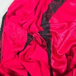 Frederick's of Hollywood Frederick's of Hollywood Satin Barkberry and Black Aspen Mae Belted Robe 1X NWT Photo 3