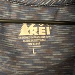 REI Hoodie Screeline Half Zip Pull Over blue Spacedye hiking lightweight L Green Size L Photo 2