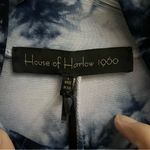 House of Harlow NEW Size L  1960 x REVOLVE Bryla Mini Dress in Tie Dye Blue Photo 5