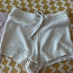 Gianni Bini Cream Knit Shorts Photo 3