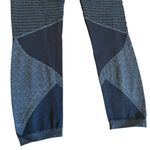 Spanx Seamless Moto Legging Indigo Sky Blue Tummy Control Womens Large Photo 5