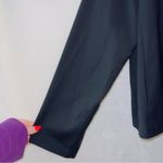 Eileen Fisher Black Stand Collar Swing Open Jacket Blazer size medium Photo 1