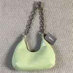 Forever 21 Forever 21 Shoulder Bag Handbag Purse Chain Crocodile Print Green Trendy Photo 2